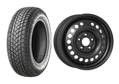 Roata completa Hyundai i30 janta otel ALCAR 6595 6.5x16 + anvelopa Iarna GT Radial WinterPro2 205/55R16 91H Roti complete Hyundai
